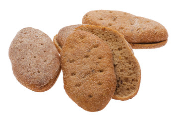 black bread close up