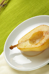 Karamellisierte Birne