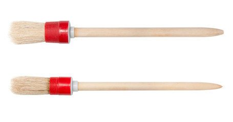 Round hair paintbrush