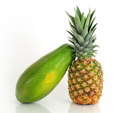 Papaya and Pineapple
