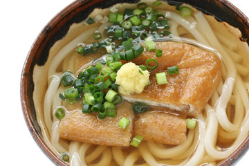 kitsune udon , japanese noodle dish