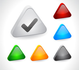 Color 3d buttons for web.