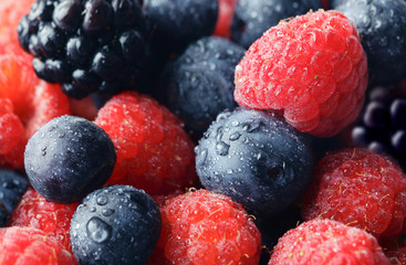 Raspberries & Blueberries