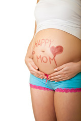 Pregnant woman belly