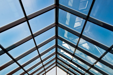 Big glass roof - Powered by Adobe