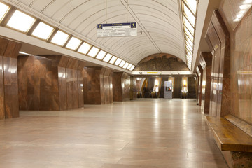 Станция метро Дмитровская в Москве.