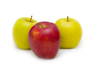 Three apples abstract choice idea