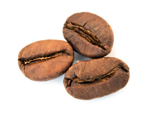 three grains of coffee
