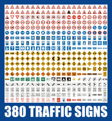 380 traffic signs