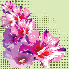 Fototapeta premium Flowers. Vector illustration.