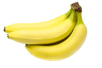 bananas isolated on white background