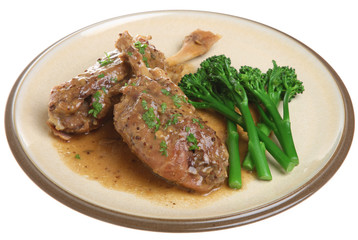 Pork Shanks in Wholegrain Mustard Sauce