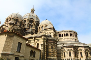 Fototapeta na wymiar Notre-Dame bazyliki Garde w Marsylii, Francja