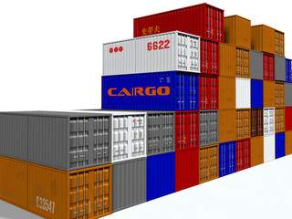 Fototapeta premium container_fl