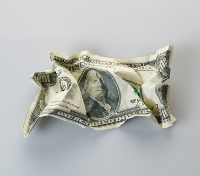 Crumpled Money