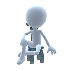 3D Guy Giraffe Child's Chair