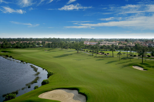 Florida Golf Course Flyover