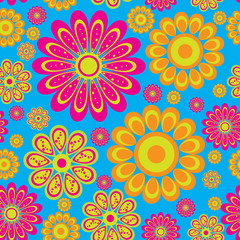 Flower seamless pattern
