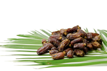 Dates Fruit isolated on white Background