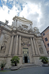 Architecture in Piazza Colonna, Rome