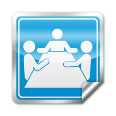 Pegatina reunion con reborde