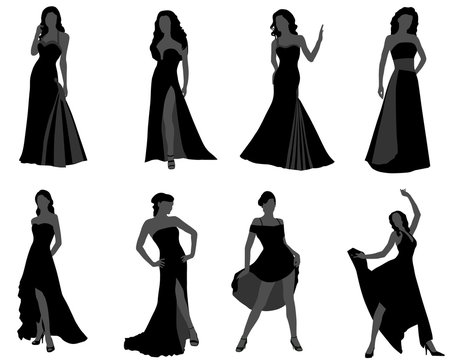 Everything You Ever Wanted to Know About Wedding Dress Silhouettes | Wedding  dress shapes, Fashion design drawings, Wedding dress illustrations