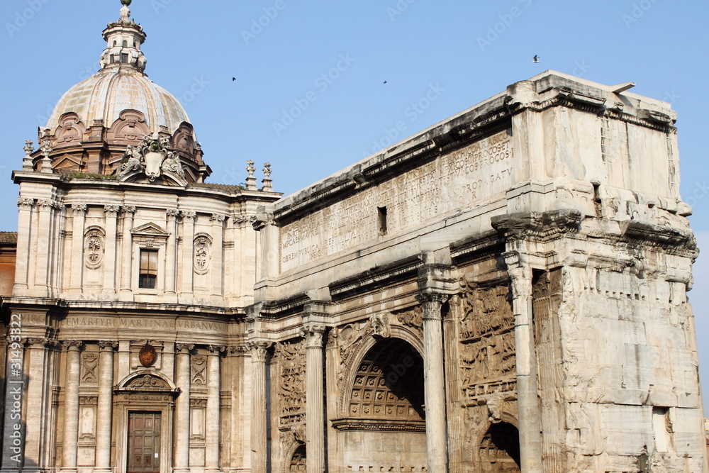 Wall mural Septimius severus arch