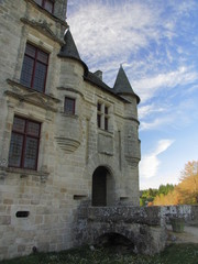 Fototapeta na wymiar Château de Sédières et ses Lacs ; Pays des Monédières ; Limousin