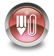 Red Glossy Pictogram 