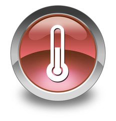 Red Glossy Pictogram 