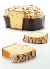 Colomba Pasquale con fette