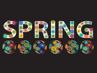 Spring full of flowers