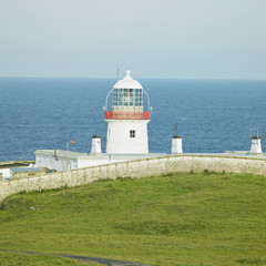 Fototapeta na wymiar Latarnia morska, Punkt dziurawca, Hrabstwo Donegal, Irlandia
