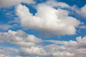 Naklejka na ściany i meble The image of a site of the sky with clouds