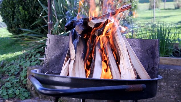 grillen mit holz I