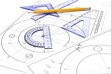 Engineering drawing equipment