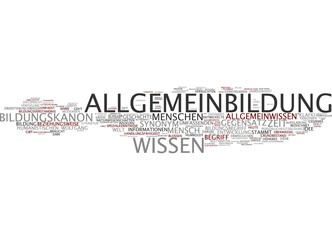 Obraz premium Allgemeinbildung