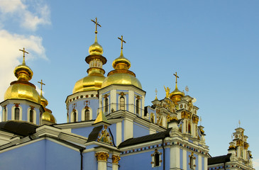 Fototapeta na wymiar Mihailovskiy cathedral in Kiev