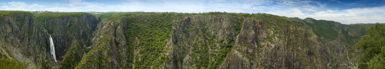 Wollomombi Falls Panorama