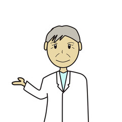 Fototapeta premium 白衣の男性