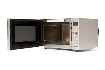 Obraz premium Microwave oven on the table