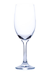 Empty wineglass
