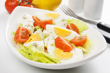 Cheese and egg salad
