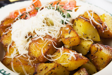 Spicy roasted potato
