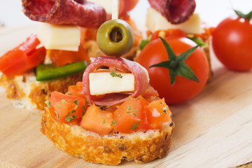 Bruschetta sandwich
