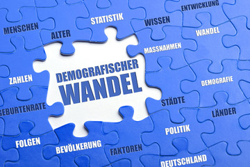 Fototapeta premium Demografischer Wandel