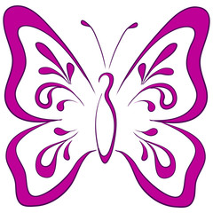 Butterfly, pictogram