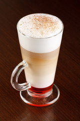 Coffee Latte in a glass