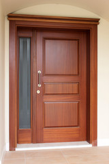 wood door