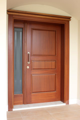 wood door